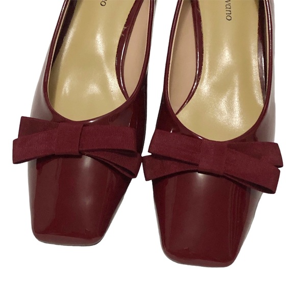 NIB C. Paravano Patent Leather Block Heel Pumps - Picture 5 of 15